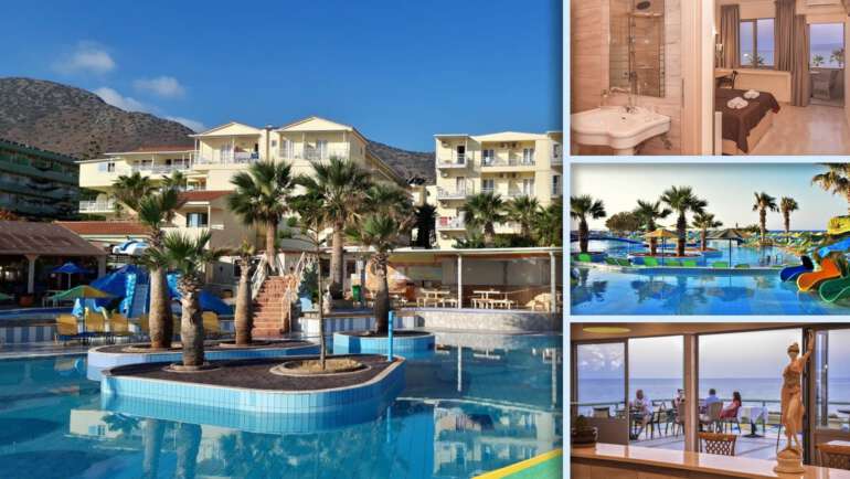 Hotel Eri Beach na Krétě – Velký hotel skvělý pro rodiny s dětmi
